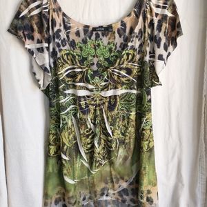 Womens Apt. 9 Flowy Top - Size Large